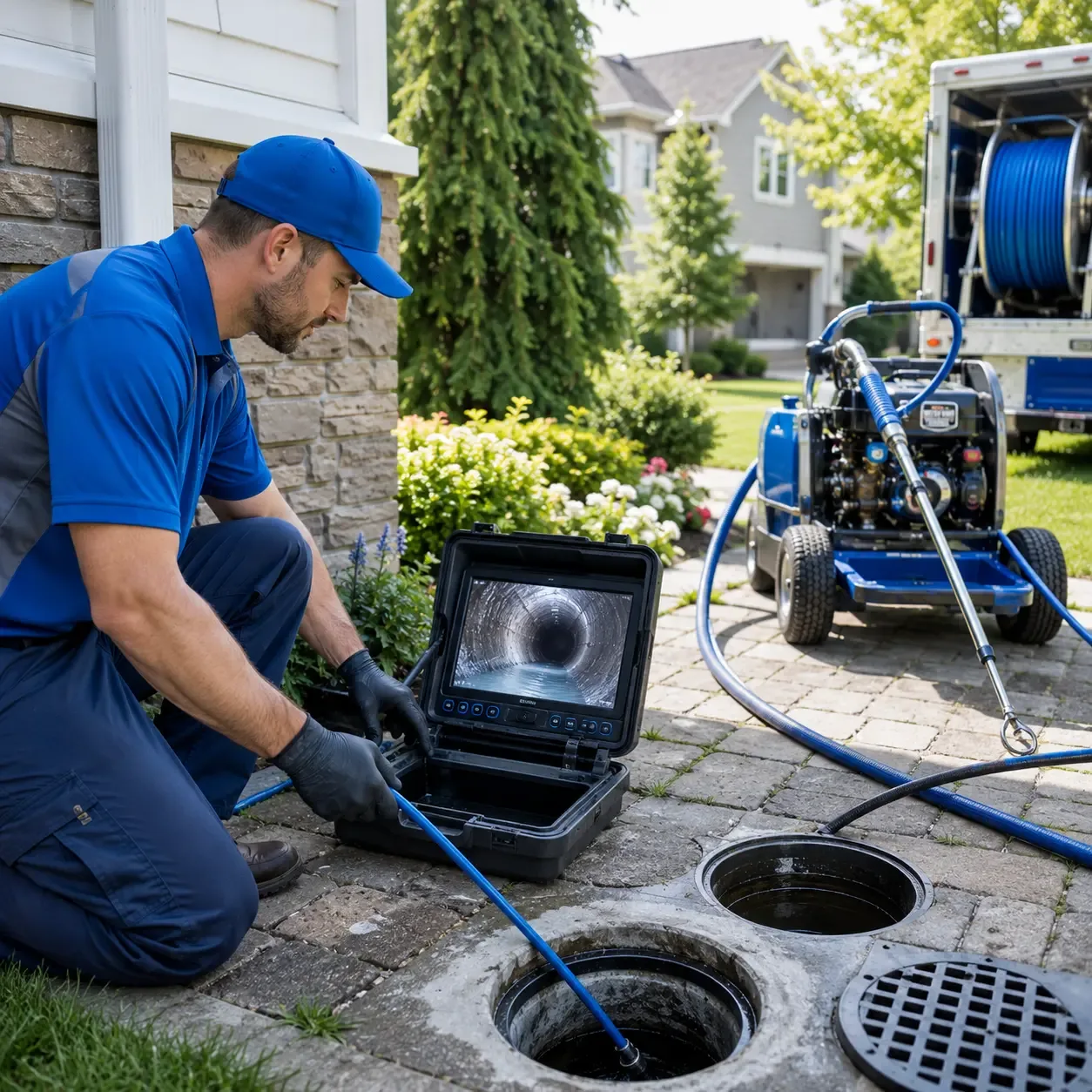 Outdoor drain cleaning professionals serving Culver, IN